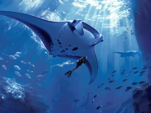 Diving di Nusa Penida: Spot Terbaik Bertemu Manta Ray